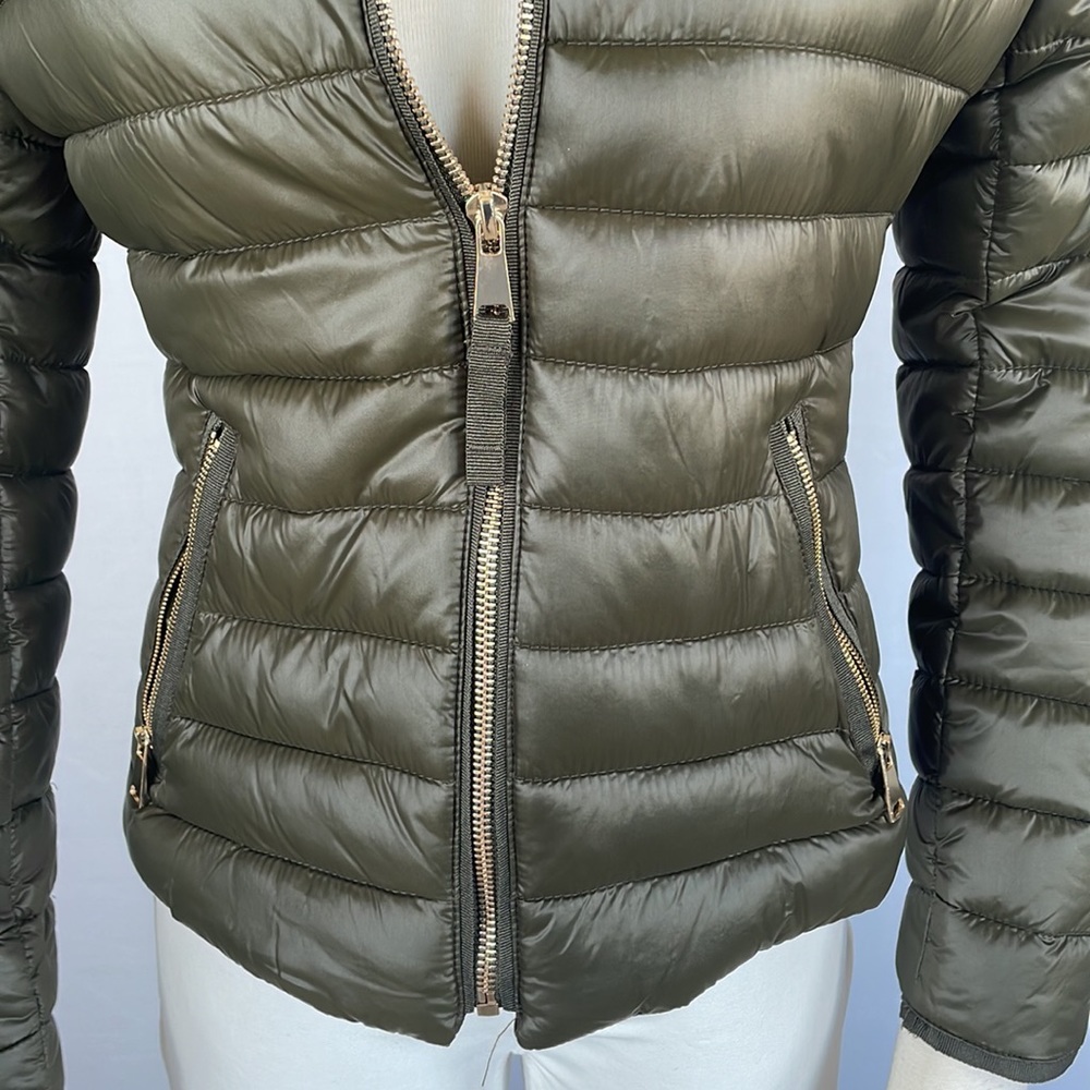 NWOT Love Tree Olive Green Jacket Medium - Picture 4 of 11